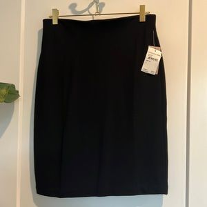 Philosophy pencil skirt with gold zipper